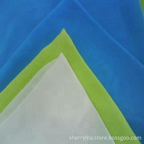 100% polyester fashion hi-multi chiffon like silk fabric